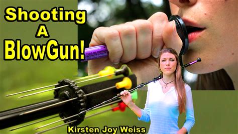 Blowguns Are Fun – Shooting A Blowgun!