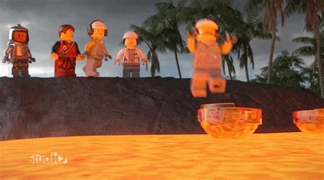 lego city volcano gif  lego find share  giphy