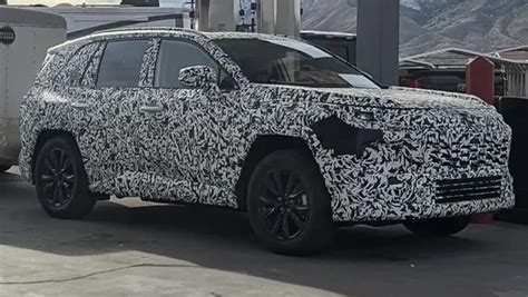 gen toyota rav hybrid takes shape sharpened  hybrid family suv