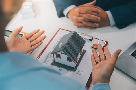Real estate agent talked about the terms of the home purchase agreement