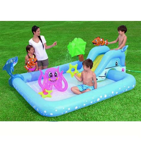 Baby Play Pool Water Inflatable Marine Ball Water Pool Infants ...