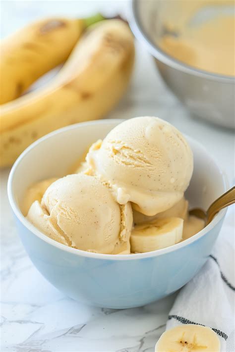 ingredient banana ice cream recipe  flavors insanely good