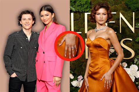 Are Zendaya and Tom Holland Engaged? Ring Sparks Rumors at Golden Globes - Newsweek
