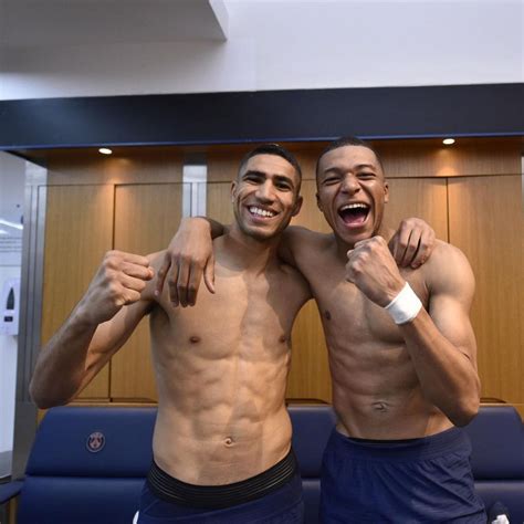 potret persahabatan kylian mbappe  achraf hakimi