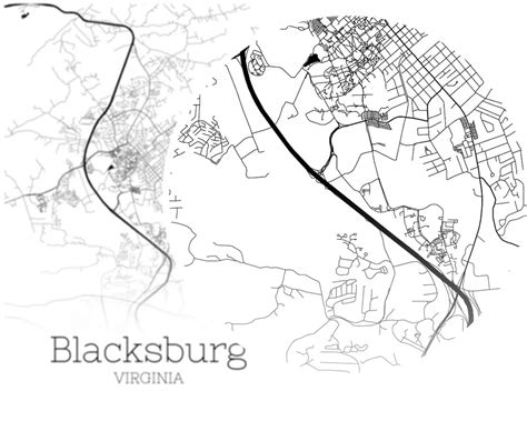 Printable Map Of Blacksburg Va - Printable Word Searches