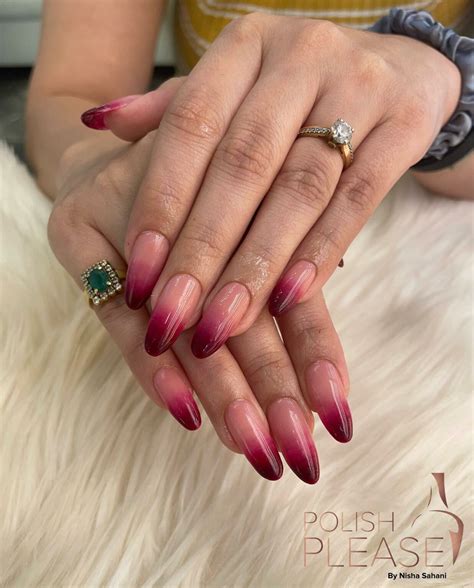 Maroon French Tip Nails: 27+ Gorgeous Designs You Need To See - Nail