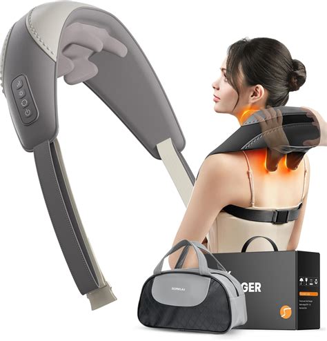 Amazon.com: Shiatsu Neck and Shoulder Massager with Heat, Neck and