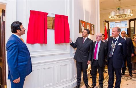 Sheikh Abdullah inaugurates new UAE embassy in London