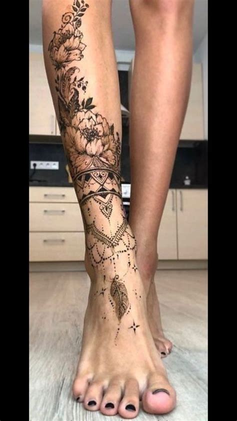 "Empowering Women's Leg Tattoo Ideas: Bold and Beautiful Designs""Inked ...