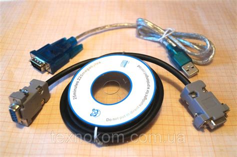 Переходник RS232 COM-порт на USB + Нуль модемный кабель: продажа, цена ...