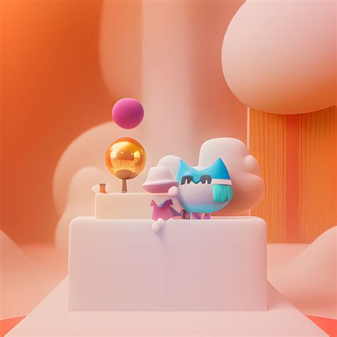 soft abstract illustration behance