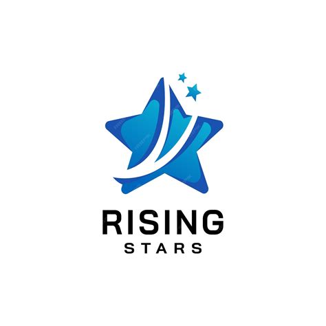 Premium Vector | Rising stars vector icon logo design