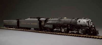 A Norfolk & Western Class A 2-6-6-4 Steam Locomotive and Tender with Auxiliary Tender , FINE ART ...