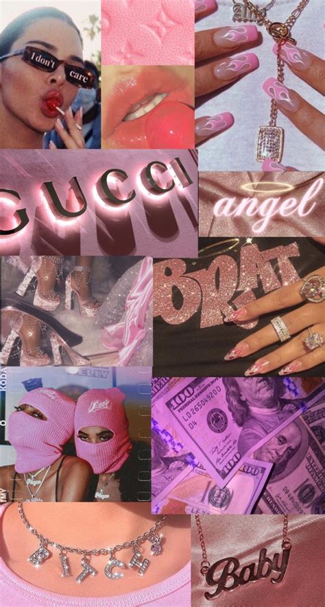 pink baddie aesthetic wallpapers wallpaper cave