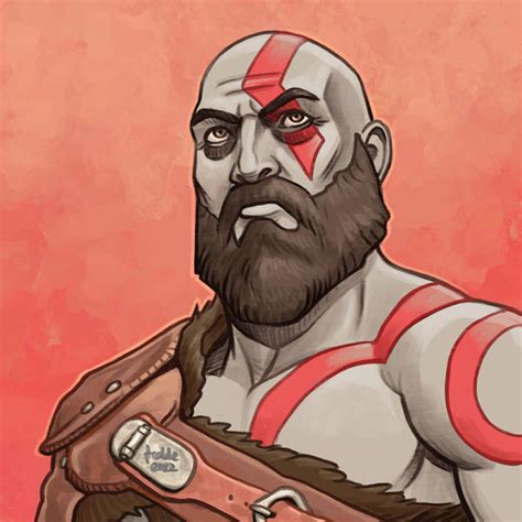 Daily Sketches Kratos by fedde on DeviantArt