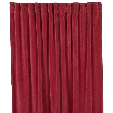 curtains velvet red fondaco mixin home