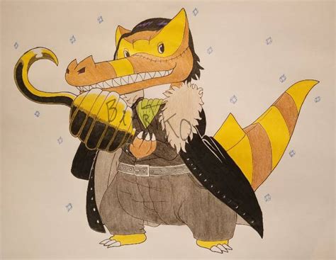 Shiny Krookodile as... Crocodile?! by BiArtKo on DeviantArt