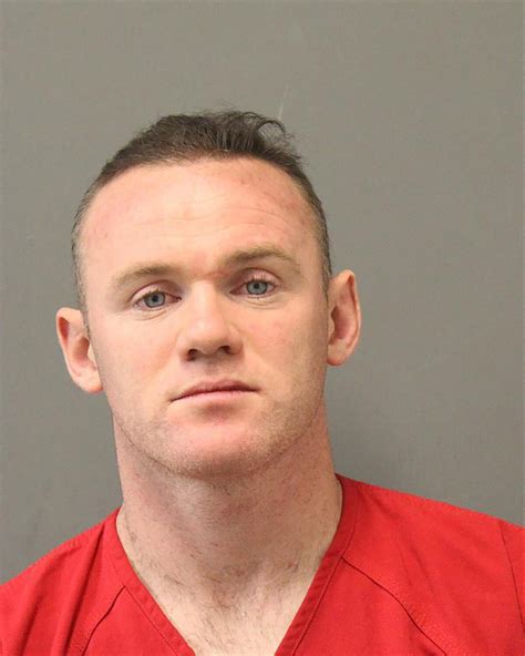 Photo : Mugshot de Wayne Rooney, arrêté en décembre 2018 à l'aéroport
