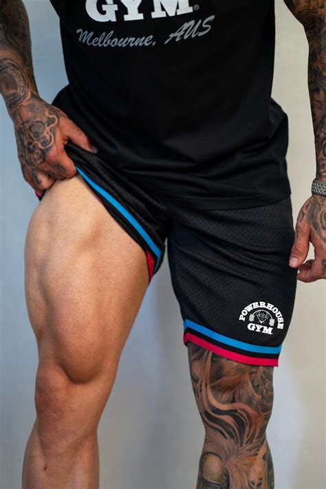 Diamond Athletic Shorts Pink/Blue – Powerhouse Gym Pro Shop