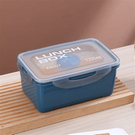 Portable Separated Lunch Box, Microwaveable Heated Lunch Box, Sandwich