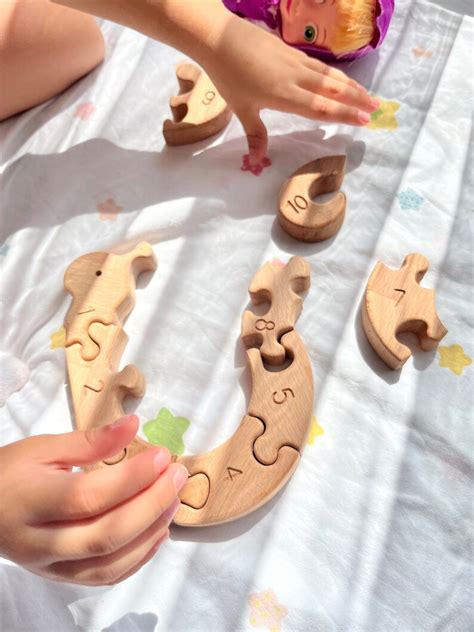 Wooden Puzzles Toys for 1 Year Old Sensory Toys Educational - Etsy