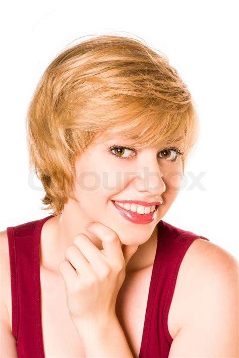 Frau Ausdruck von Emotionen und Ausdrücke | Stock Bild | Colourbox