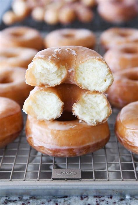 homemade glazed donuts mels kitchen cafe