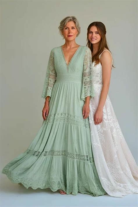Simple A Line Lace Beach Boho Mother of the Bride/Groom Dress Evening