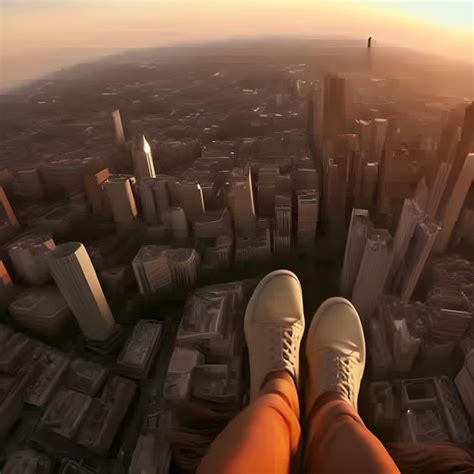 sitting  high area  birds eye view