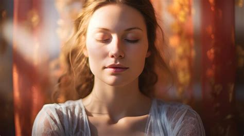 premium photo  close    person  deep meditation
