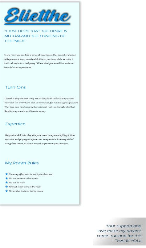 E L I E T T E (eliette) Nude on Cam. Free Live Sex Chat Room - Camsoda