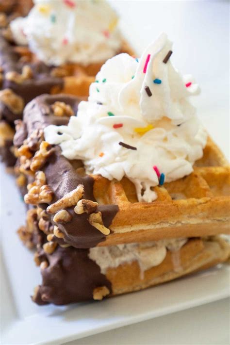 Waffle ice cream sandwich – Artofit