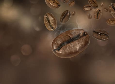 close   coffee beans  stock photo  vecteezy