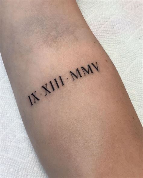 Roman Numeral 13 Tattoo Designs