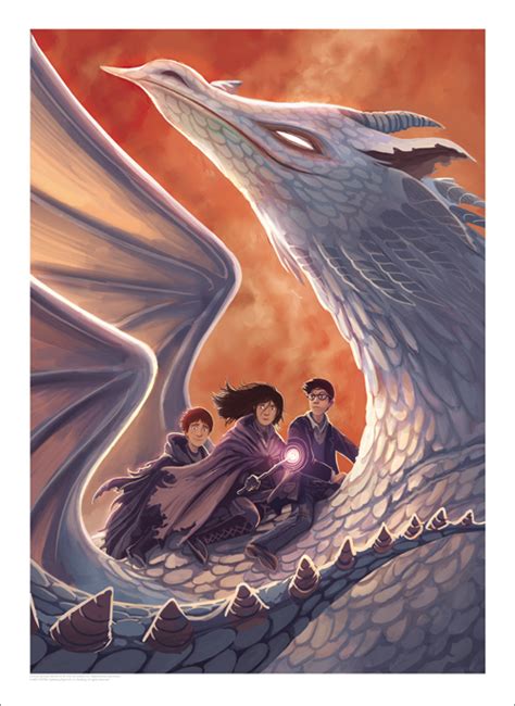 harry potter book art deathly hallows