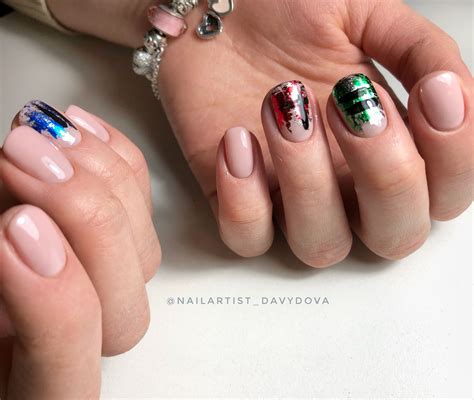 Маникюр, гель-лак, фольга на ногтях, дизайн ногтей, nail art, nails ...