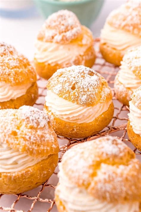 easy cream puffs recipe step  step kylee cooks