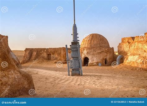 Abandoned Scenery Of The Planet Tatooine For The Filming Of Star Wars ...