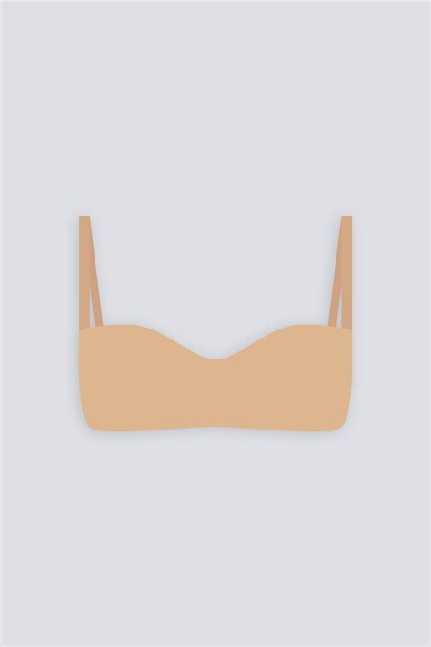 LADIES NUDE BRA PLQ40F0323IY