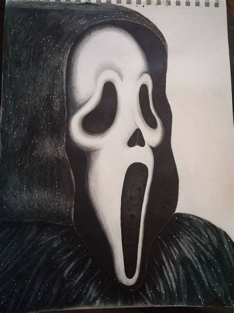 Ghost Face Drawing at GetDrawings | Free download