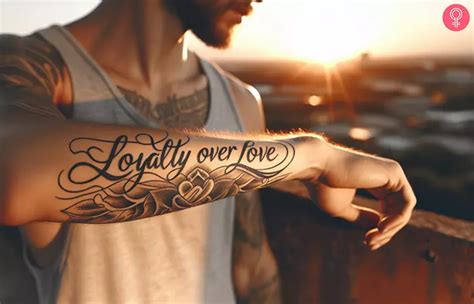 8 Unique Loyalty Over Love Tattoo Ideas For You To Have