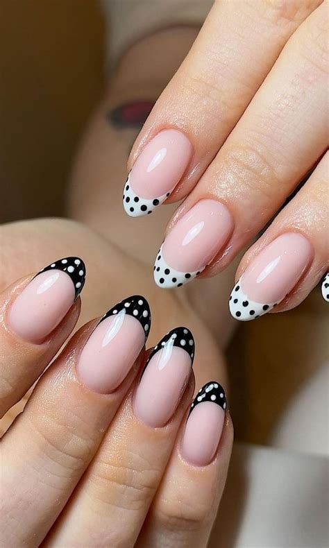 polka dot nails designs   fun  trendy manicure