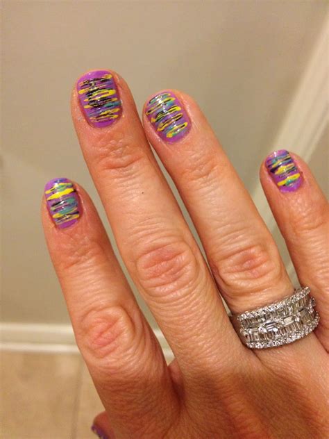 I'm Feeling Tipsy: Dental Floss Nails | Dental floss nails, Nails, Nail art