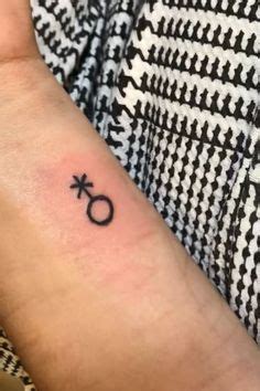 Non Binary Gender Symbol Tattoo