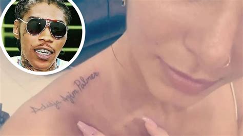 Vybz Kartel’s Fiancée Sidem Öztürk Tattoos His Name – See Photos – YARDHYPE