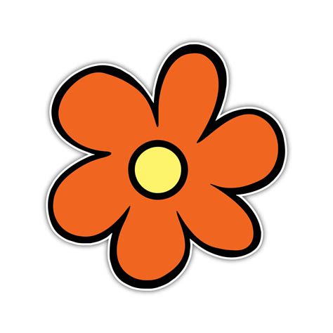 Scooby Doo – Mystery Machine Flower – Iron On – Custom Size – Biggest