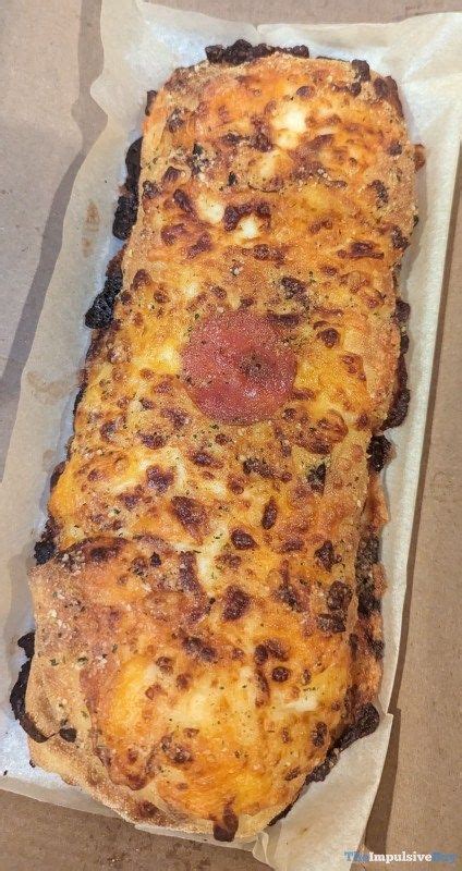 REVIEW: Domino’s Pepperoni Stuffed Cheesy Bread | Cheesy bread, Cheesy bread recipe, Cheese ...