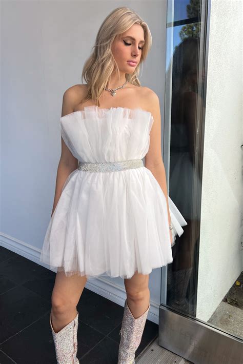 Bachelorette Dress-White – Love Lola