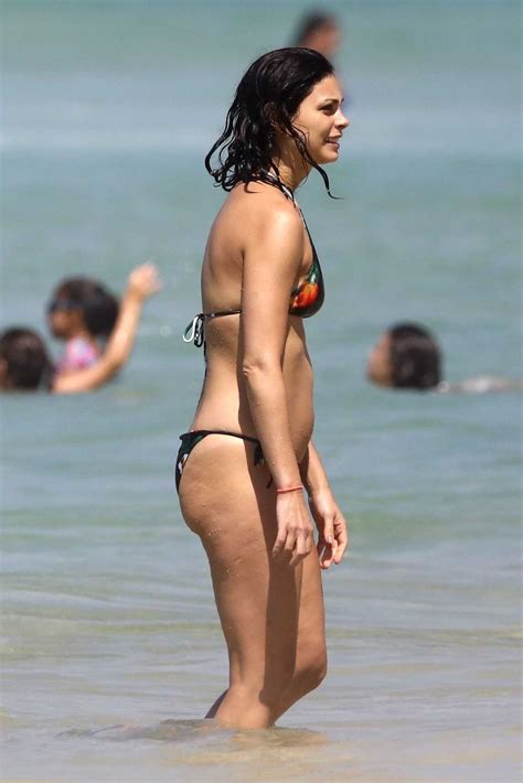 Morena Baccarin in Bikini on the Beach in Brazil 02/03/2019 – LACELEBS.CO