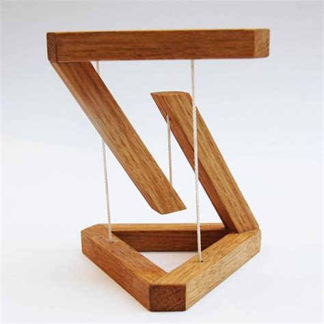 Oak Tensegrity Sculpture | Wood art projects, Sculpture, Floating table